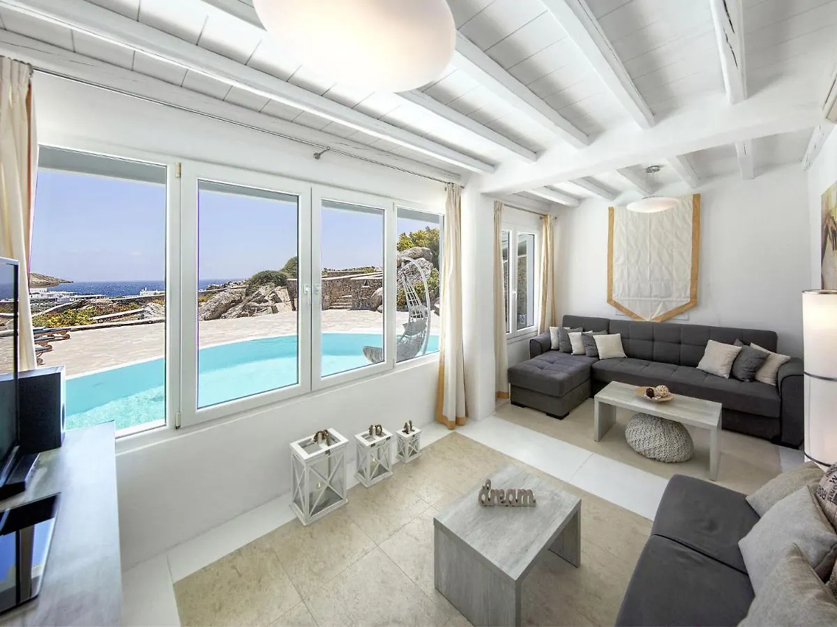 Beautiful Large Luxury Villa In Mykonos Kalafatis