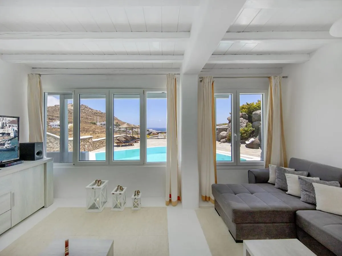 Beautiful Large Luxury Villa In Mykonos Kalafatis 0*,